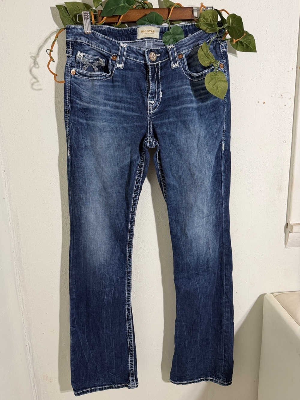 Big Star Women's Dark Blue Boot Cut Jeans